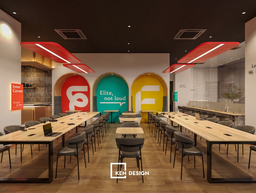 Thiết kế cafe coworking FLOW HAUS cơ sở 2 tại Mễ Trì